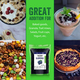 Dried Blueberries 2 lb (32 oz) - Gluten-Free & Peanut-Free, Slightly Sweetened - Great for Baking & Snacking - Berries with Benefits