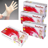 SunnyCare Vinyl Gloves Powder Free Food Service (Latex Nitrile Free) L 4 Box/400pcs