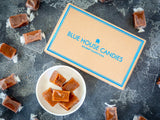 Blue House Soft and Chewy Handcrafted Gourmet Caramel Candies, Gift Boxed (Sea Salt Caramels)
