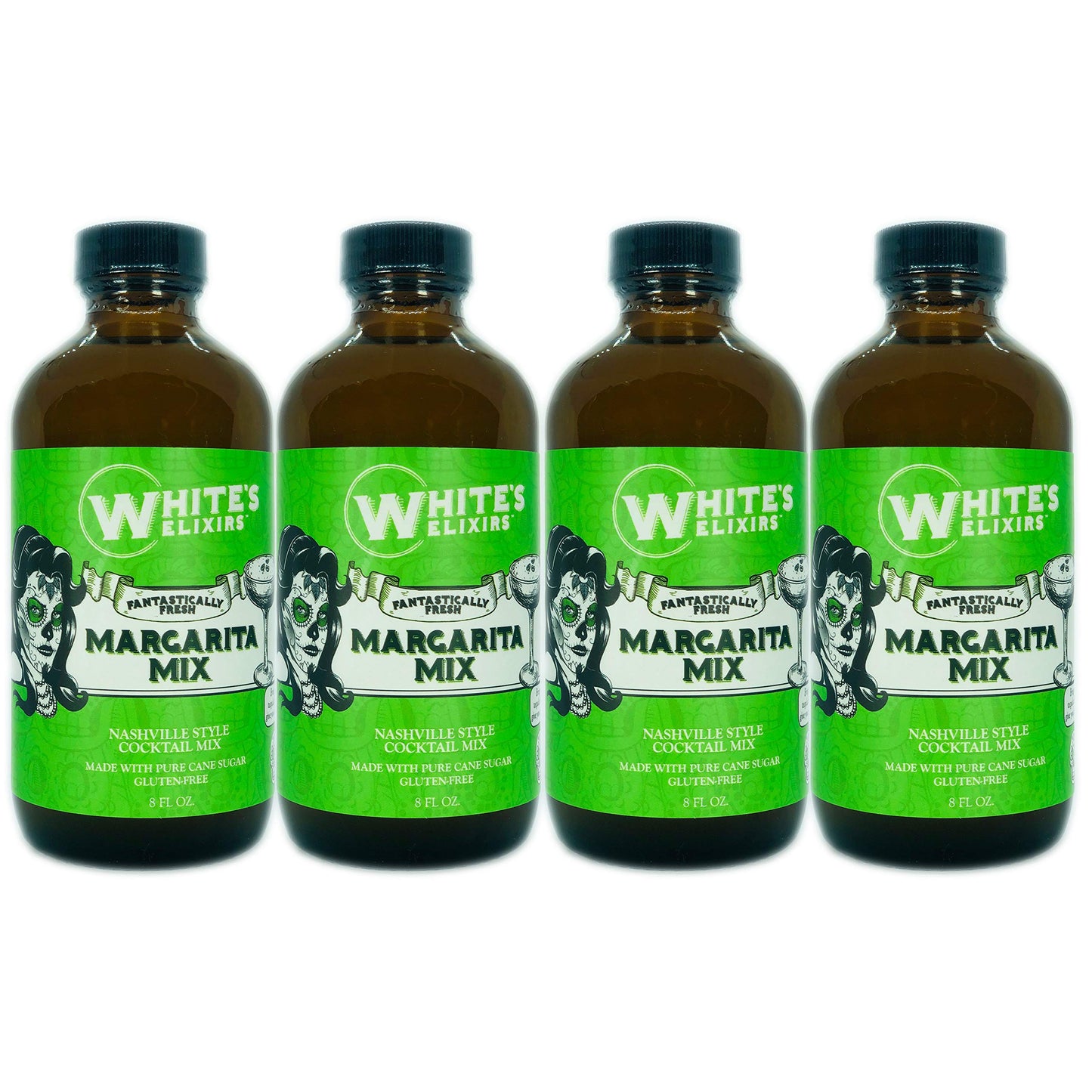 White's Elixirs Fresh Margarita 4 Pack