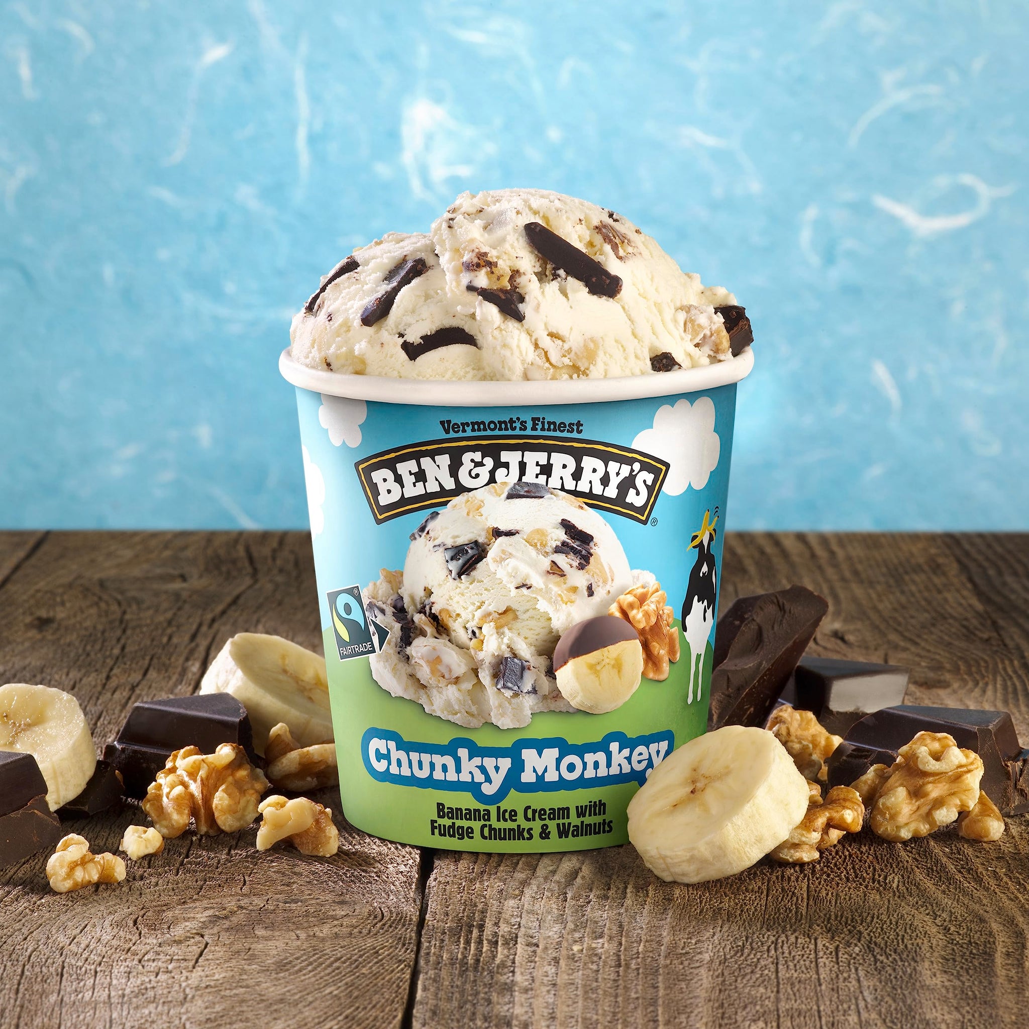 Ben & Jerry's Ice Cream Chunky Monkey 16 oz