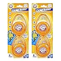 Arm & Hammer OdorBusterz ClipMATE™, Clean Burst, 4 Count - Clip-On Odor Absorber with Baking Soda, Carabiner Clip for Gym Bags, Backpacks & Travel