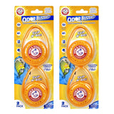 Arm & Hammer OdorBusterz ClipMATE™, Clean Burst, 4 Count - Clip-On Odor Absorber with Baking Soda, Carabiner Clip for Gym Bags, Backpacks & Travel