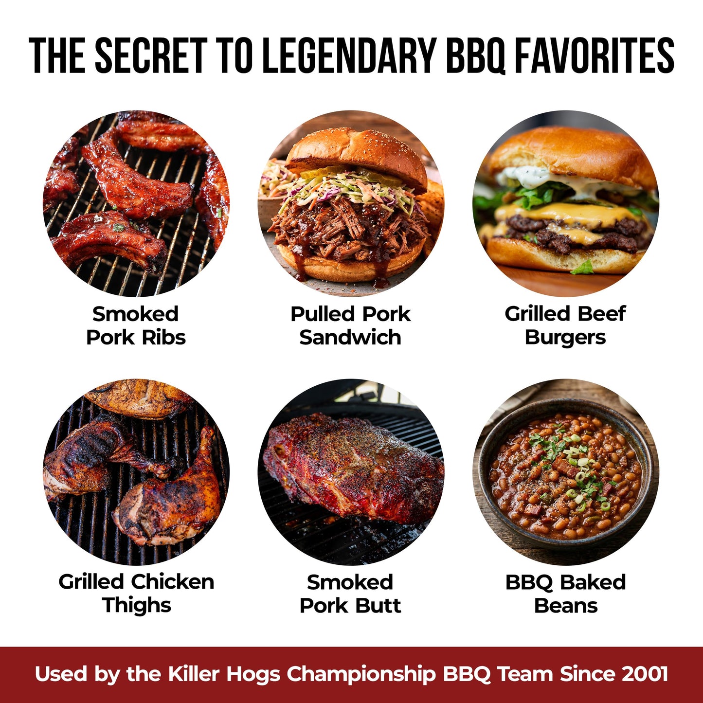Killer Hogs HOT BBQ Rub Championship Grill Seasoning for Beef, Steak, Burgers, Pork, and Chicken, 5 lb Bag