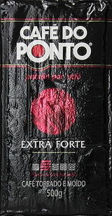 Caf Do Ponto Coffee, Extra Forte, 17.6-Ounce Packages (Pack of 4)