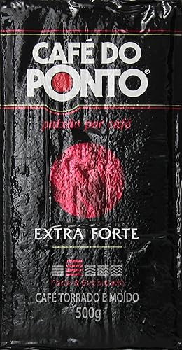 Caf Do Ponto Coffee, Extra Forte, 17.6-Ounce Packages (Pack of 4)