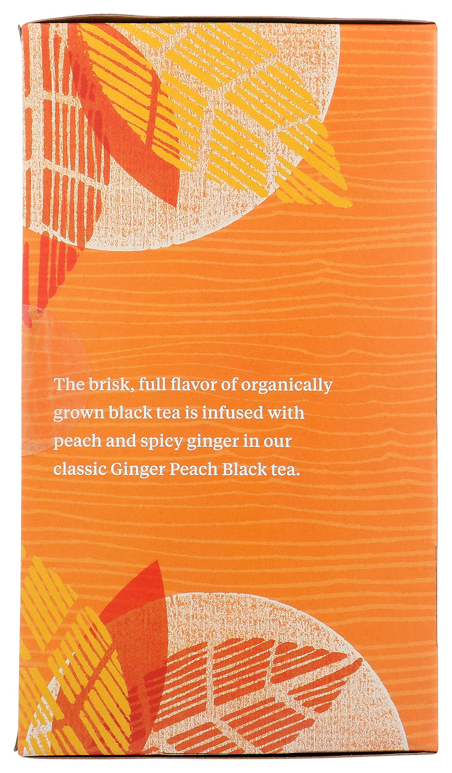 Allegro Tea, Organic Ginger Peach Black Tea Bags, 20 ct