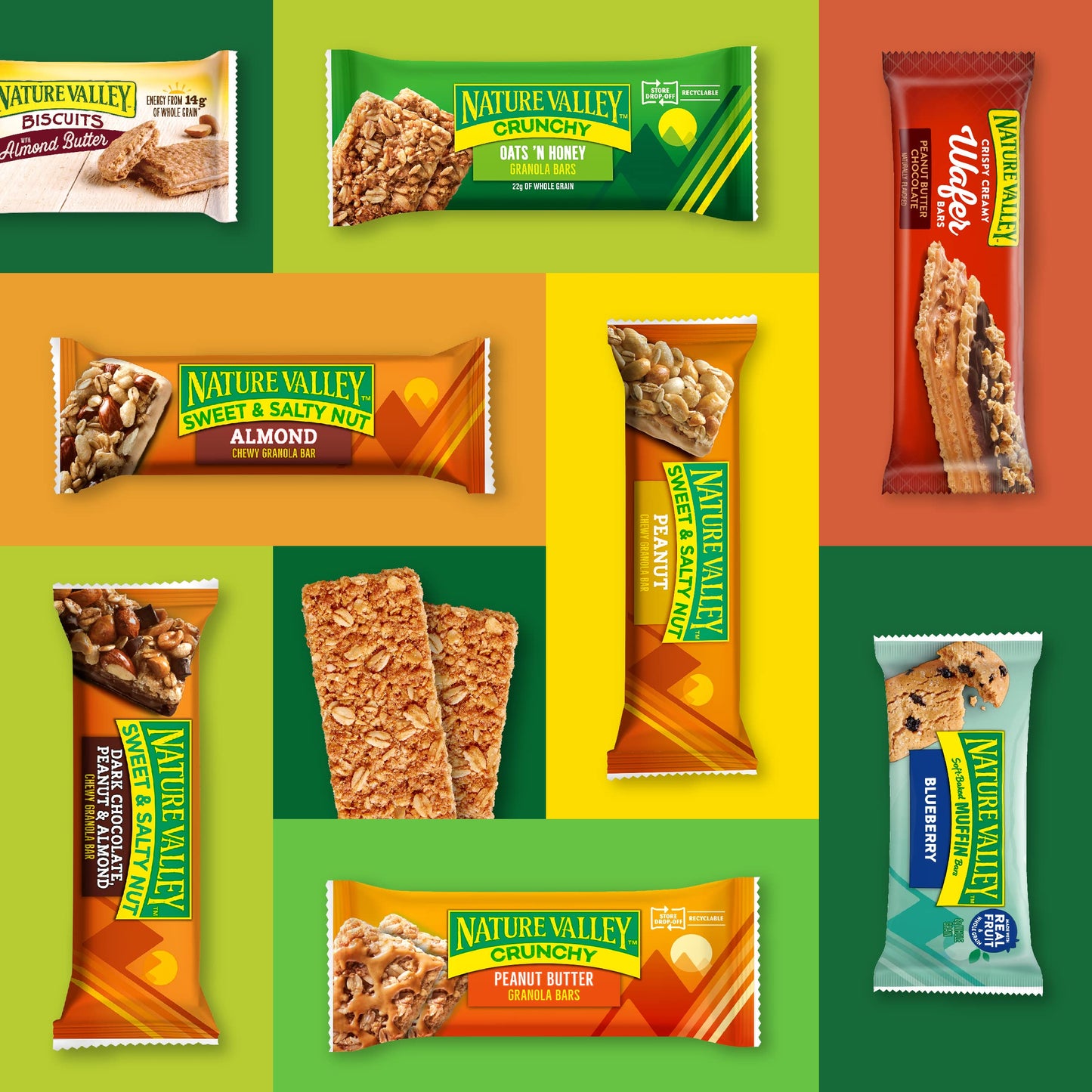 Nature Valley Sweet and Salty Nut Granola Bars, Peanut, 6 Bars, 7.2 oz