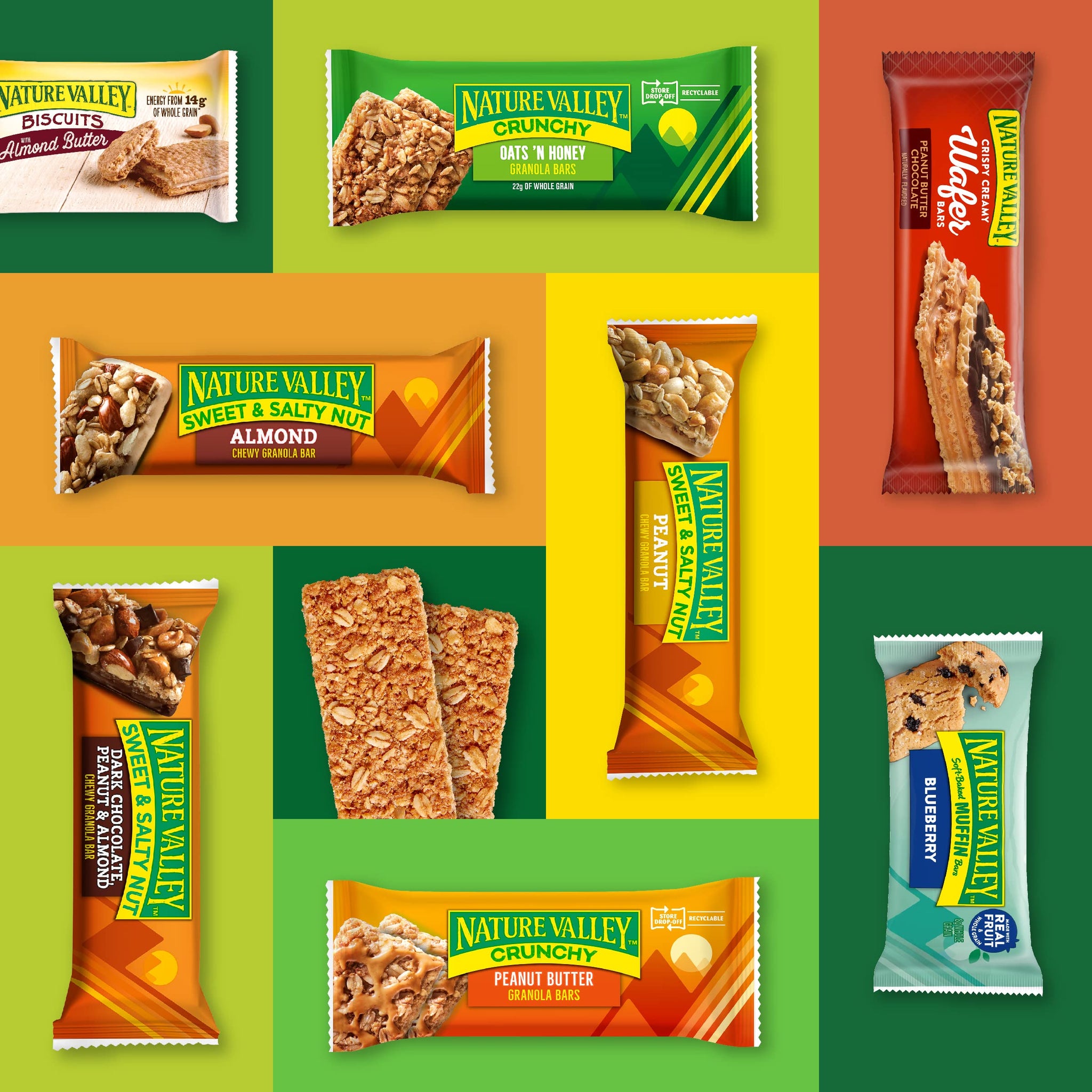 Nature Valley Sweet and Salty Nut Granola Bars, Peanut, 6 Bars, 7.2 oz