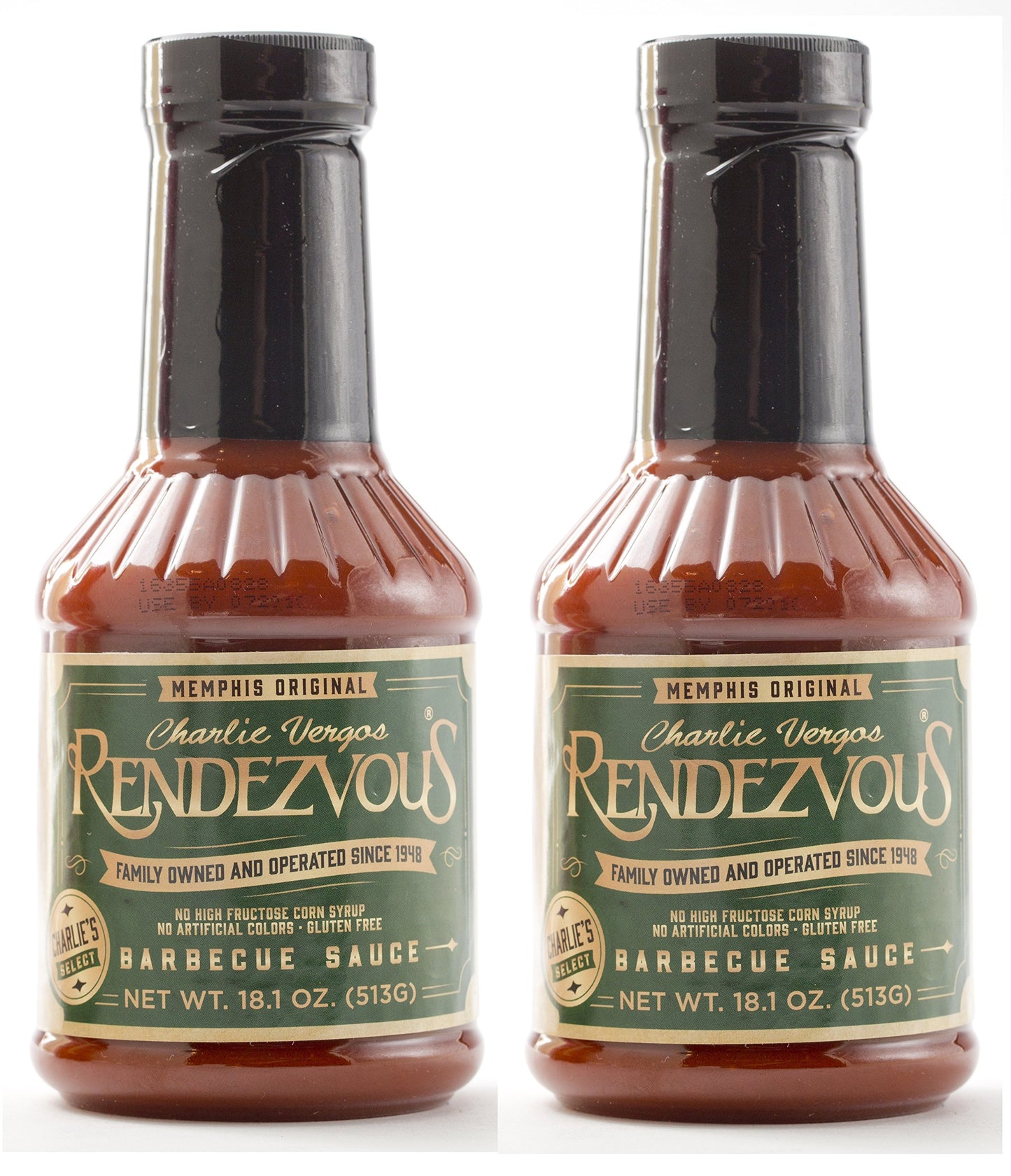 Charlie Vergos Rendezvous (Memphis) Charlie's Select Sauce - 18.1oz (2-Pack)