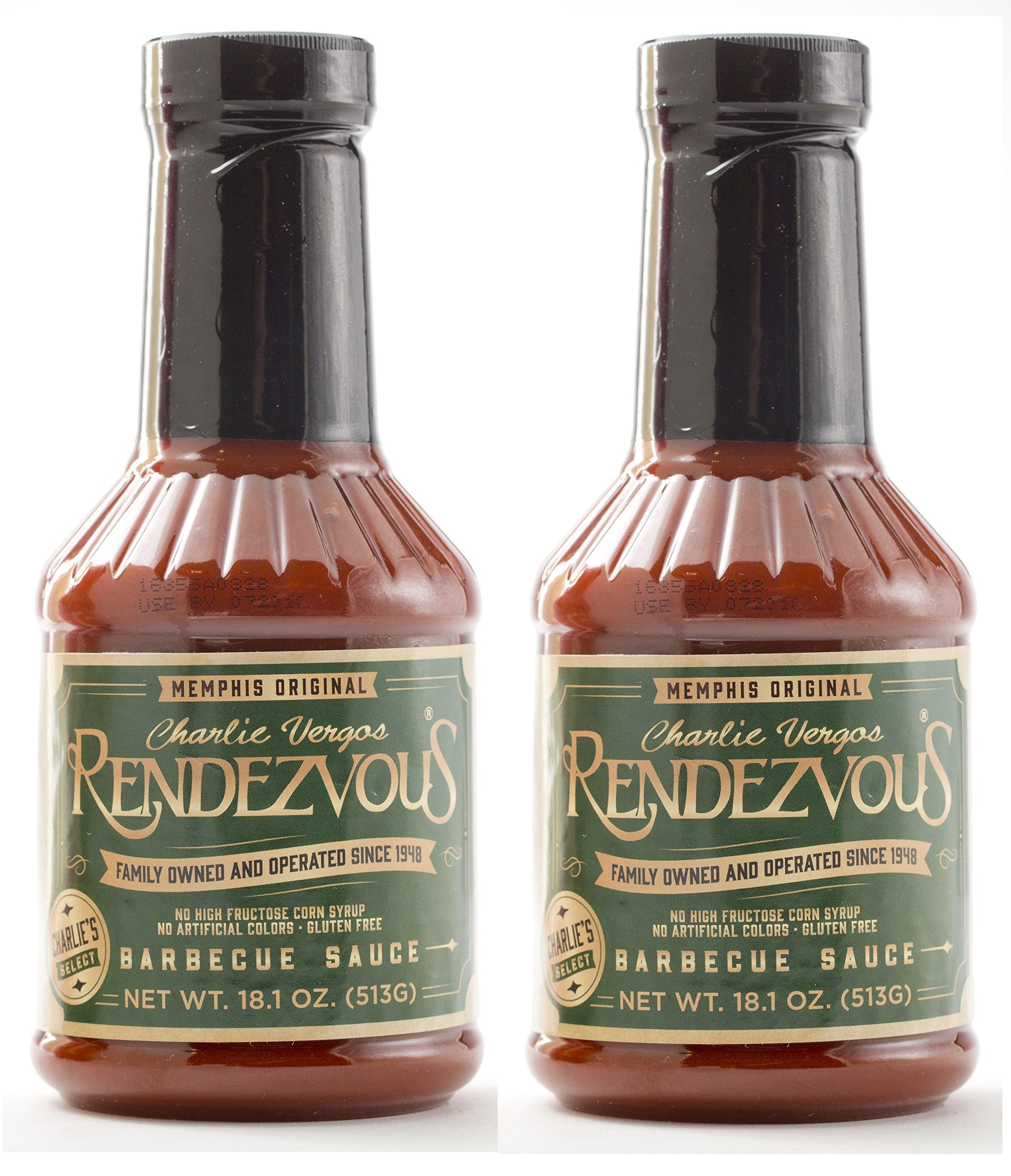 Charlie Vergos Rendezvous (Memphis) Charlie's Select Sauce - 18.1oz (2-Pack)