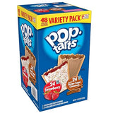 Pop-Tarts Breakfast Toaster Pastries, Flavored Variety Pack, Frosted Brown Sugar Cinnamon, Frosted Strawberry, 86 oz (48 Count)