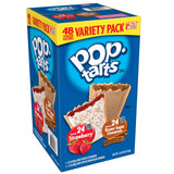 Pop-Tarts Breakfast Toaster Pastries, Flavored Variety Pack, Frosted Brown Sugar Cinnamon, Frosted Strawberry, 86 oz (48 Count)