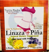 TIERRA MADRE LINAZA PIÑA -Flax Seed Tea 2 Pack