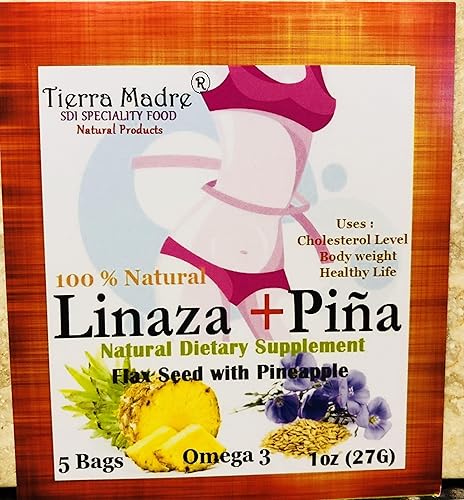TIERRA MADRE LINAZA PIÑA -Flax Seed Tea 2 Pack