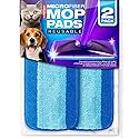 Millifiber Reusable Mop Pads Compatible with Swiffer WetJet (2 Pack) - Microfiber Mop Refill for Wet Mopping Cloths - Hardwood Floor Cleaning Spray