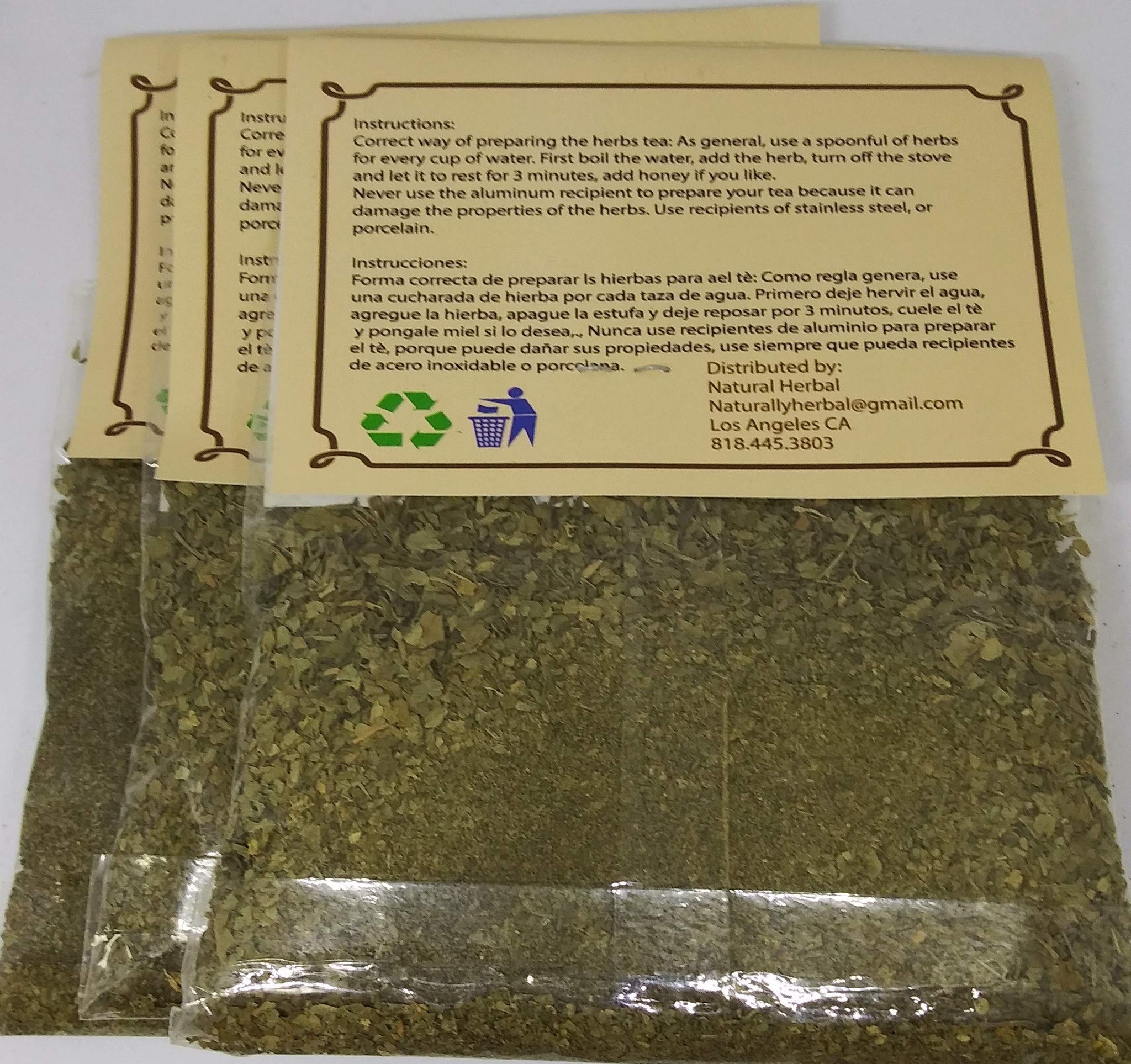 Perejil-Hierba/Tea 1/2 Oz 14 G.(3 PAck)