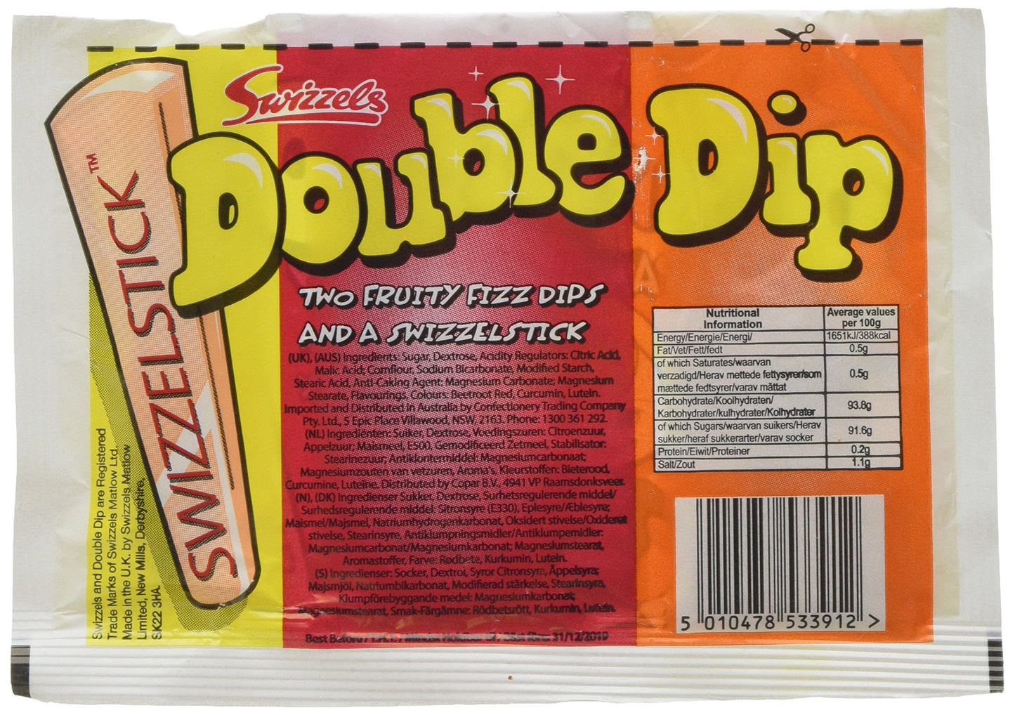 Treasure Island Sweets Double Dip X 10 Packs