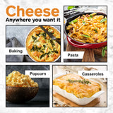 Healthier Comforts Organic Cheddar Cheese Powder | Gluten Free, Keto-Friendly, Non-GMO, Antibiotic & Hormone Free | Perfect for Popcorn Seasoning, Mac