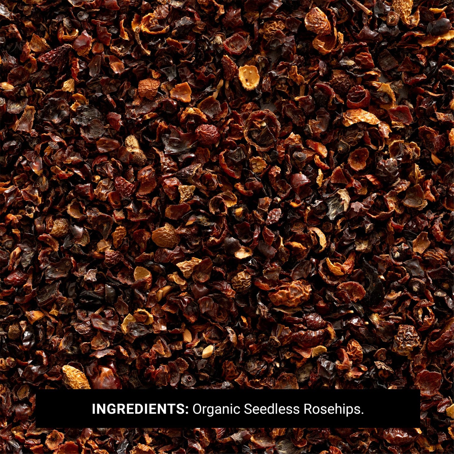 Frontier Co-op Organic Seedless Rosehips, Cut and Sifted - 100% Natural Dried Rose Hips for Rosehip Tea Organic, Powder, Oil - Kosher | 16 Ounce (Pack