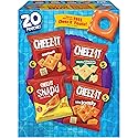 Cheez-It Cheese Crackers, Baked Snack Crackers, Lunch Snacks, Grab n' Go, Variety Pack, 19.1oz Box (20 Packs)