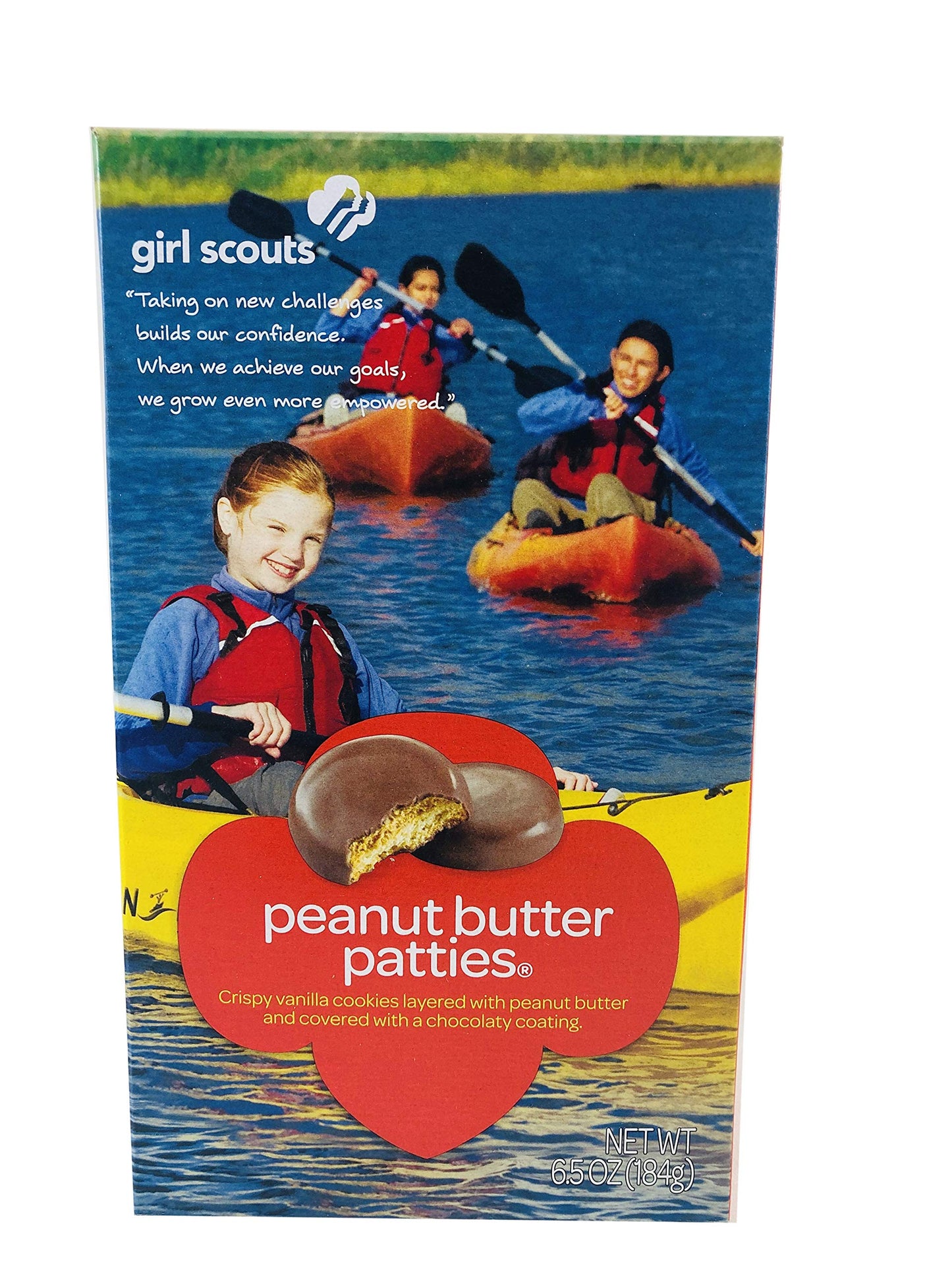 Girl Scout Cookies Thin Mints, Caramel DeLites (Samoas), Peanut Butter Patties (Tagalongs) and Peanut Butter Sandwich (Do-si-dos) Variety 4 Pack