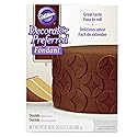 Wilton Decorator Preferred Chocolate Fondant, Soft, Ready-to-Use Fondant Icing for Cake Decorating, Flowers & Edible Accents. 23.9 oz, Brown