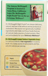 Dr Mcdougalls, Low Sodium Garden Vegetable Soup, 17.9 Ounce