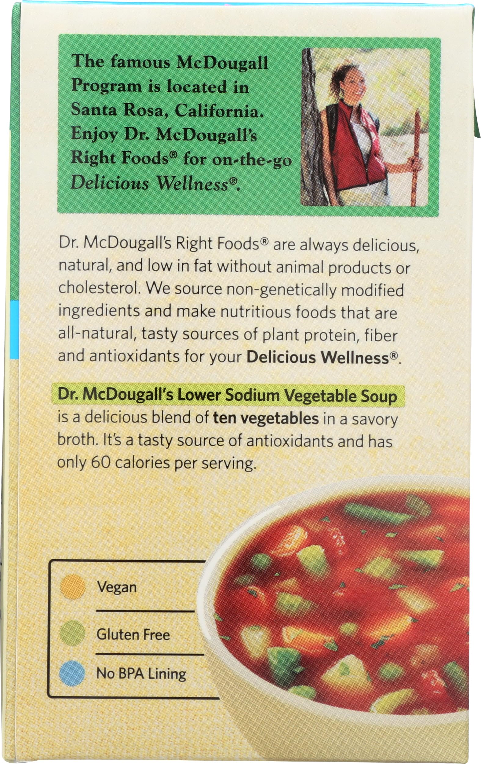 Dr Mcdougalls, Low Sodium Garden Vegetable Soup, 17.9 Ounce