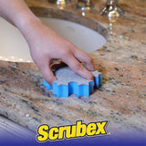 Scrubex Ninja Non-Scratch Odor Resistant Scrubber Sponge, 4 Count