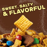 Chex Mix Sweet and Salty Recipe Snack Mix, with M&Ms Milk Chocolate Candies, Family Size, 13.5 oz