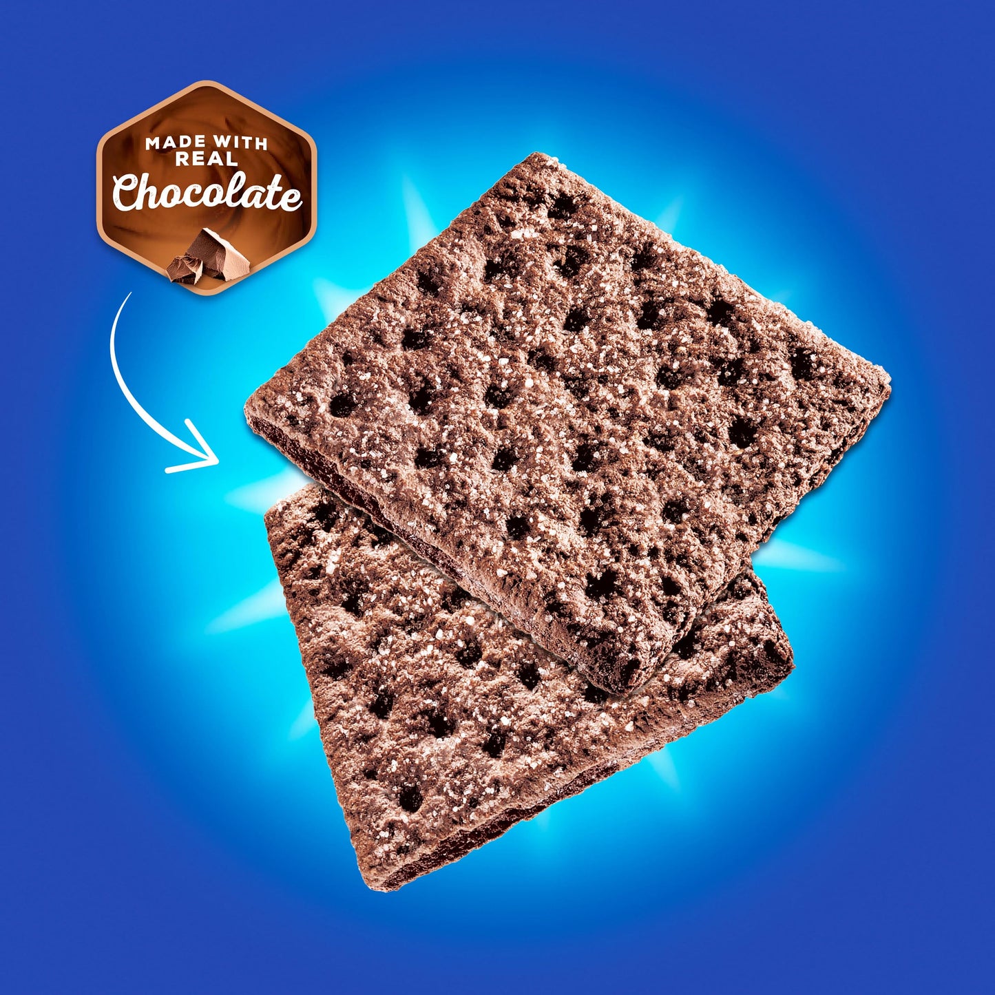 HONEY MAID Fresh Stacks Chocolate Graham Crackers, Travel Snacks, 12.2 oz (6 Multi Snack Packs)