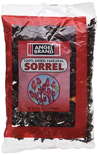 Angel Brand Dried Sorrel Hibiscus Flowers - 4.5 OZ Discover Rich Flavor & Aroma of Healthful Delights with Hibiscus Tea Loose Leaf - Enjoy Refreshing