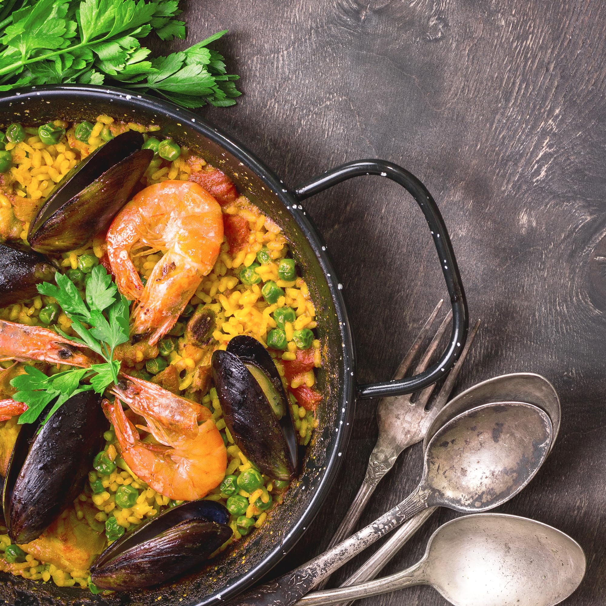 GranAroma Paella Seasoning, 12.8 oz, Authentic Spice Blend, Contains Saffron, Spanish Cuisine