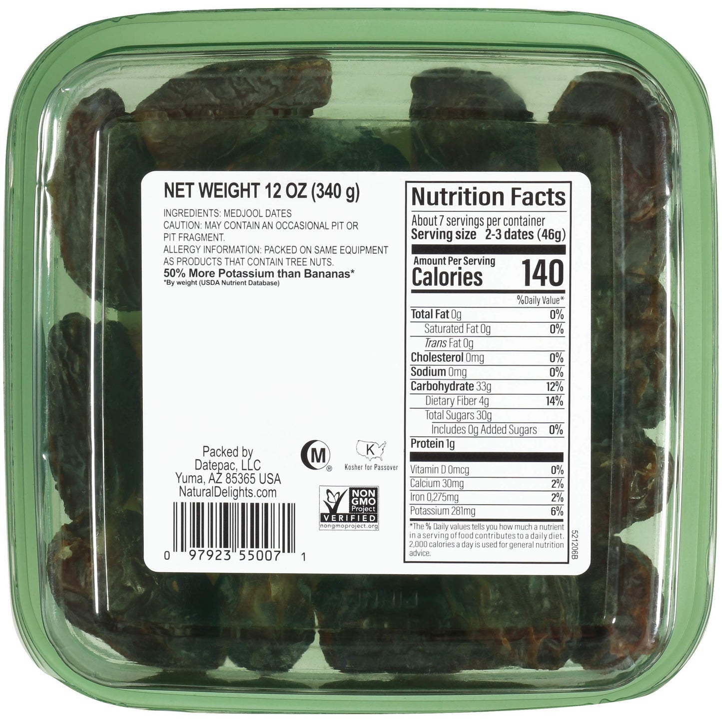 PRODUCE Organic Medjool Dates, 340 GR