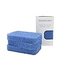 Sinkology SSCRUB-101-3 Breeze Non-Scratch and Odor Resistant Silicone Scrubber Package of 3 Sponges, Blue, 3 Piece