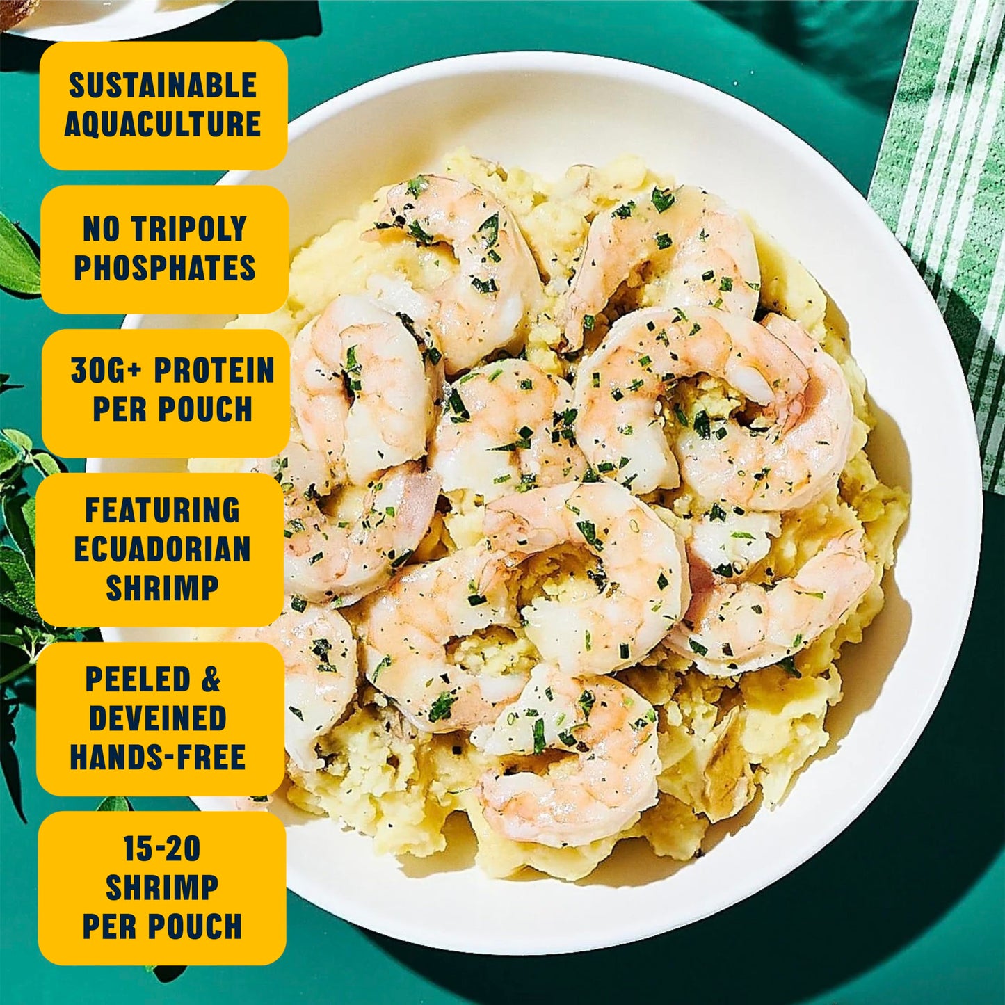Prime Shrimp Garlic Herb Butter | All-Natural Shrimp in Sauce
