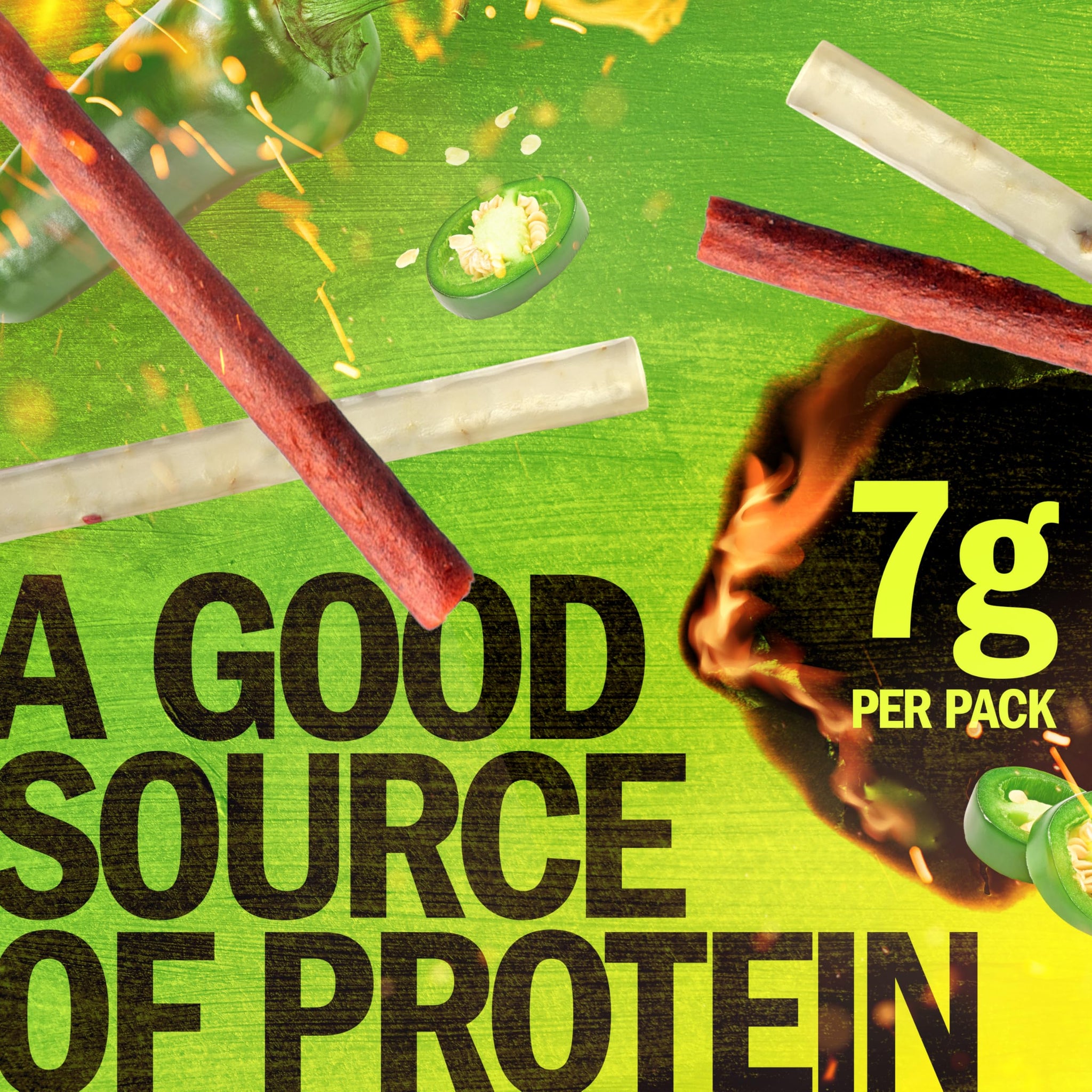 Jack Link's Jalapeno Beef Jerky Sticks and Cheese Sticks Combo - (16 Pack) 1.2 oz Snack Packs - Ready to Eat Protein Snacks - 8g Protein per Serving