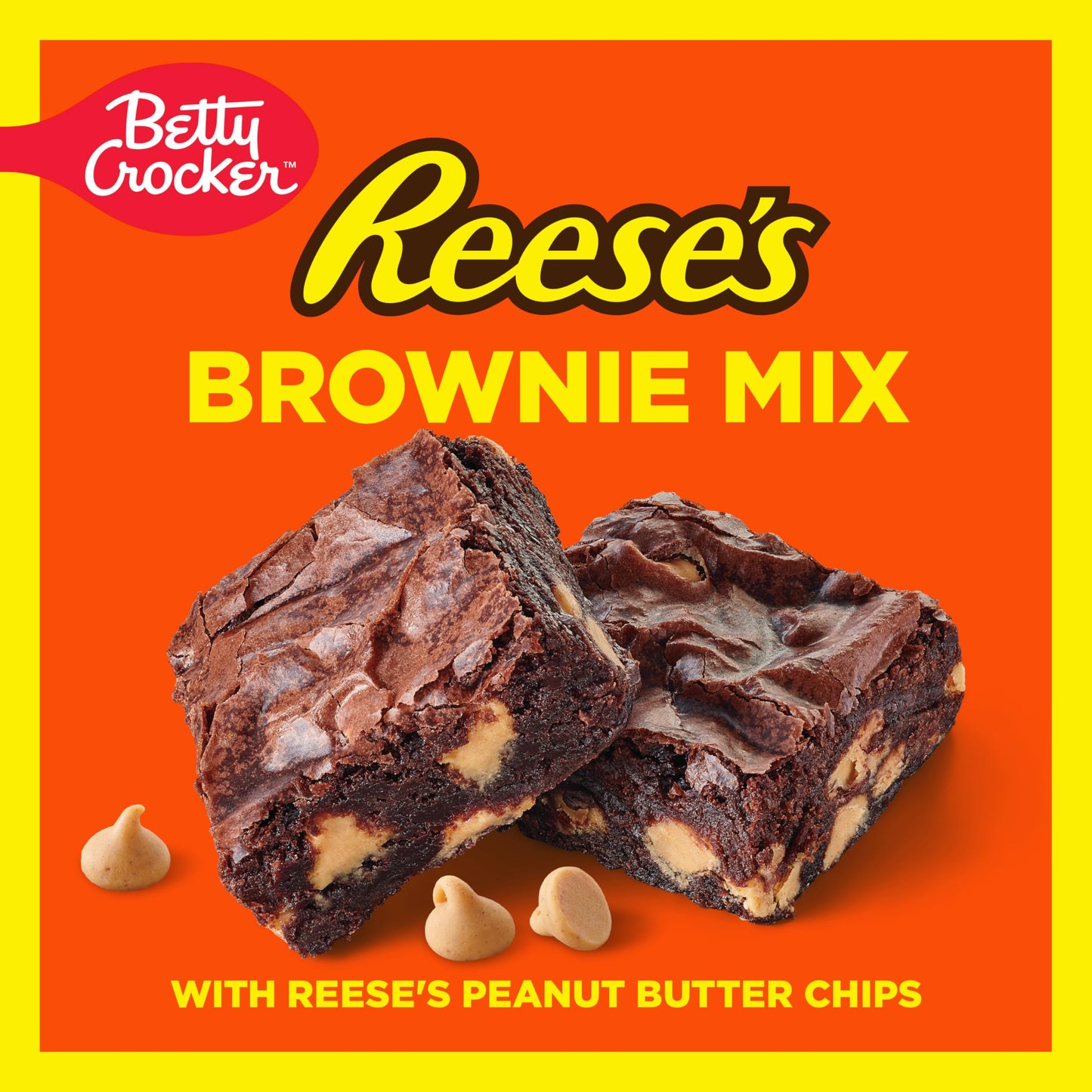 Betty Crocker REESE'S Brownie Mix With REESE’S Peanut Butter Chips, 16 oz