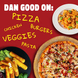 Dan-O's Red Pepper Cheesoning Seasoning, 2.6 oz Bottle, 2 Pack, Cheesy Seasoning for Pizza, Popcorn, Chicken and More, Sugar Free, Zero Calorie, Bold