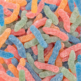 Sour Gummy Worms | 2 Pound Bag | Soft and Chewy Vegan Candy Bulk | Assorted Fruit Flavors Gummi Worms for Party Favors & Candy Buffets | Gelatin Free