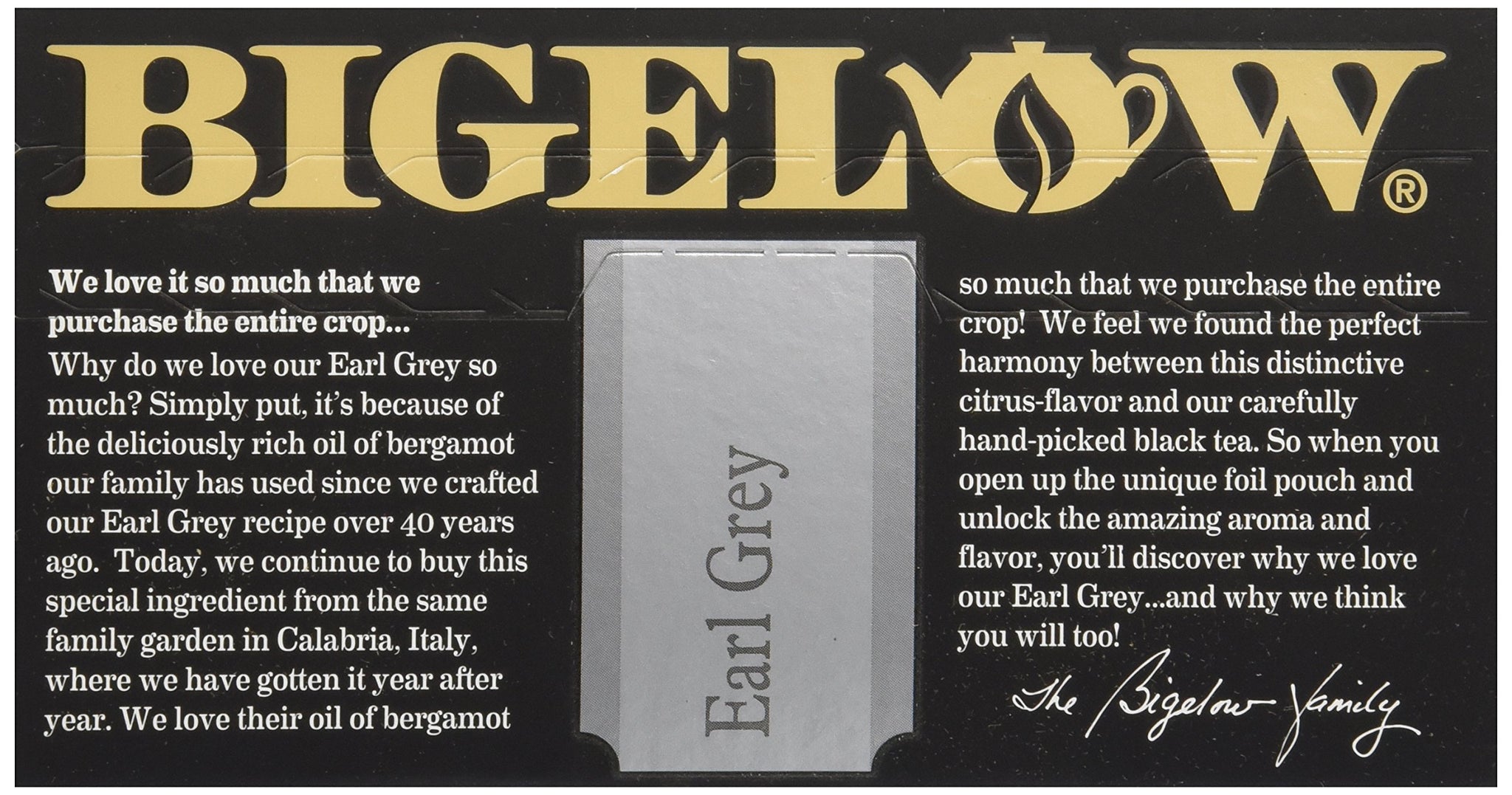 Bigelow Tea Earl Grey 40bg