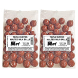 Arndts Fudgery Premium Chocolate Covered Candy (Milk Chocolate Triple Dipped Malt Balls (2-13 oz, Bags))