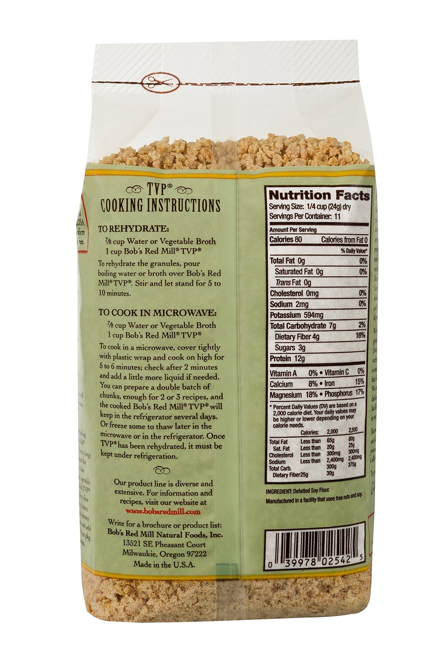 Bob's Red Mill Textured Vegetable Protein, 10 Ounce (Pack of 4)