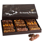 Granny Bellas Mothers Day 15 Chocolate Wafers Gift Baskets, Gourmet Cookies, Candy Gifts Treats for Mother, Mom, Grandmother, Grandma, Wife, Daughter
