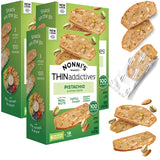 Nonni's Thin Addictives Pistachio Almond Thins 4.4 oz (3 Pack)