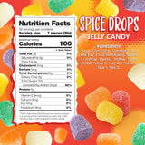 Spice Drops 2 Pound Bag | Spiced Gum Drops Candy | Assorted Flavors Gummy Candy | Cinnamon, Spearmint, Wintergreen, Clove, Peppermint, Anise | Old