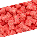 Sour Bears Gummy Candy | 1 Lb Bag | Tutti-Frutti Jelly Candies | Gelatin Free Gummi Bears | Neon Pink Gummies for Gender Reveal, Baby Showers & Candy