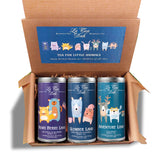 Little Animals Tea Gift Basket by La Tea Dah, Caffeine Free Teas for Kids, Children's Herbal Tea Sampler for Movie Night, Baby Shower, Party Supplies