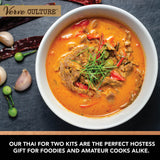 Thai for Two Cooking Kit by Verve CULTURE | USDA-Organic Panang Curry Cooking Kit | Authentic Thai Cuisine | Unique Cooking Gift Set | Vegan